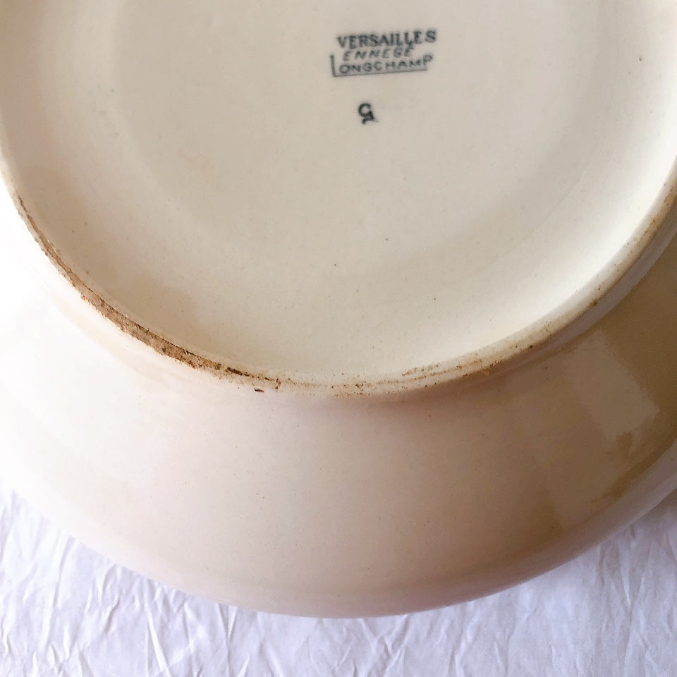 フランスアンティーク ロンシャン LONGCHAMP "Versailles Ennege"ヴェルサイユ　エネジェ サラディエ フランスアンティーク食器 ブロカントアンティーク