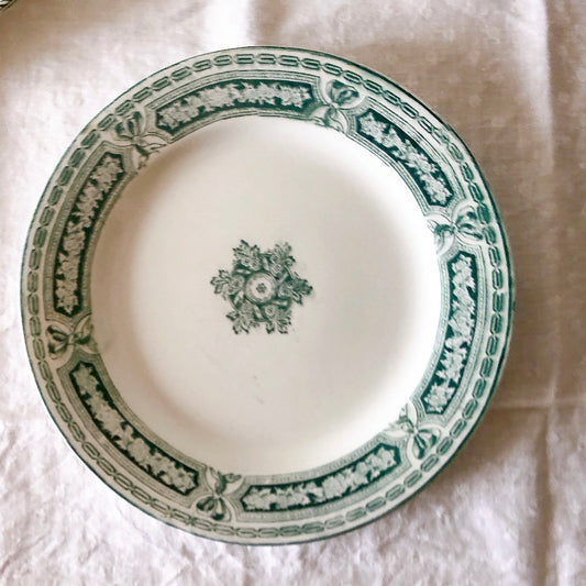 ヴィエイヤーボルドー ディナープレート/平皿 F フランスアンティーク食器 ブロカントアンティークス 蚤の市