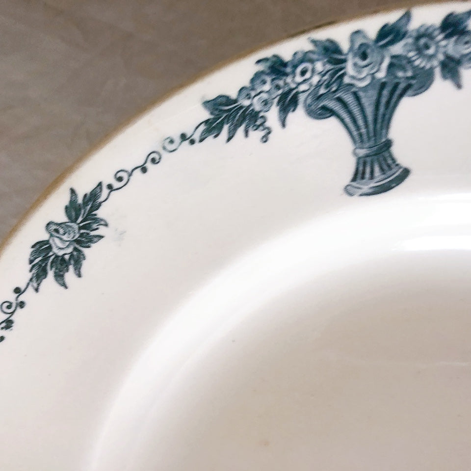 フランスアンティーク ロンシャン LONGCHAMP "Versailles Ennege"ヴェルサイユ　エネジェ クルーズプレート　フランスアンティーク食器 ブロカントアンティーク