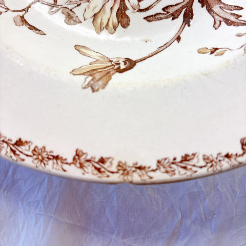 リュネヴィル  マーガレット MARGUERITE スーププレート フランスアンティーク食器　蚤の市　ブロカント