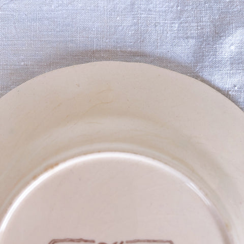 サルグミンヌ sarreguemines アグレスト 平皿 16cm G フランスアンティーク食器 フランス蚤の市・ブロカント