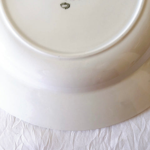 サンタマン　Saint amand バスク柄スーププレート、クルーズプレート フランスアンティーク食器 ブロカント 蚤の市