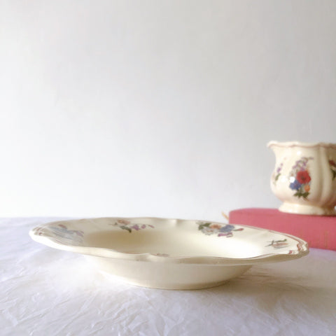 ディゴワンサルグミンヌ Digoin＆sarreguemines アグレスト 深皿 クルーズプレート 23㎝ フランスアンティーク食器 フランス蚤の市・ブロカント