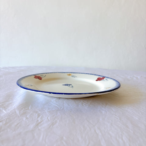 フランスアンティーク ディゴワンサルグミンヌ MARY LOU マリールー デザートプレート 花柄 Digoin Sarreguemines アンティーク食器