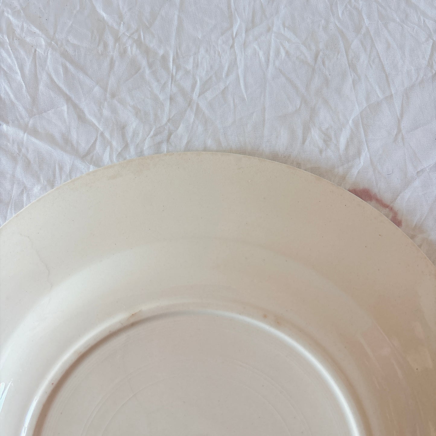 ディゴワンサルグミンヌ 『BASQUE』バスク柄 デイナープレート フランスアンティーク食器 フランス蚤の市　ブロカント 　バスクアンティーク