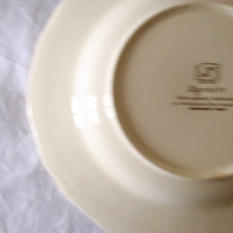 ディゴワンサルグミンヌ Digoin＆sarreguemines アグレスト 深皿 クルーズプレート 23㎝ フランスアンティーク食器 フランス蚤の市・ブロカント