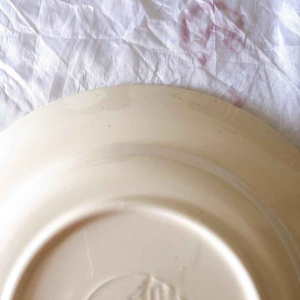 フランスアンティーク ロンシャン LONGCHAMP "Versailles Ennege"ヴェルサイユ　エネジェ クルーズプレート　フランスアンティーク食器 ブロカントアンティーク