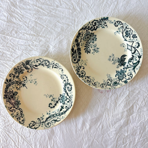 ショワジー・ル・ロワ『SEVIGNE／セヴィネ』 デザートプレート　フランスアンティーク食器　ブロカントアンティーク　蚤の市