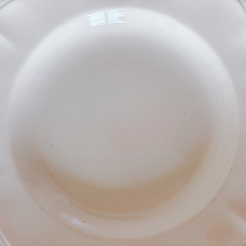 フランス ディゴワン＆サルグミンヌ 花リム スーププレート 深皿 フランスアンティーク食器 ブロカント　蚤の市