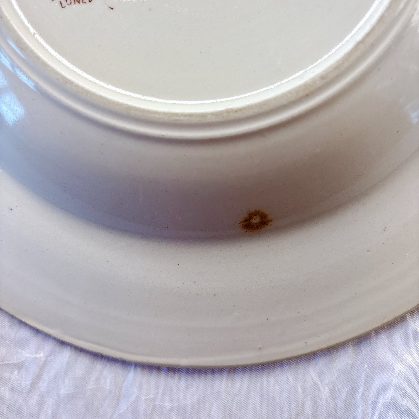 リュネヴィル  マーガレット MARGUERITE スーププレート フランスアンティーク食器　蚤の市　ブロカント