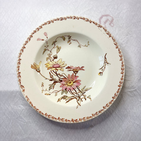 リュネヴィル  マーガレット MARGUERITE スーププレート フランスアンティーク食器　蚤の市　ブロカント