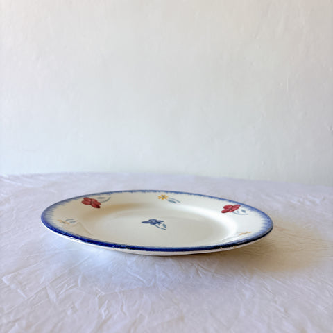 フランスアンティーク ディゴワンサルグミンヌ MARY LOU マリールー デザートプレート 花柄 Digoin Sarreguemines アンティーク食器