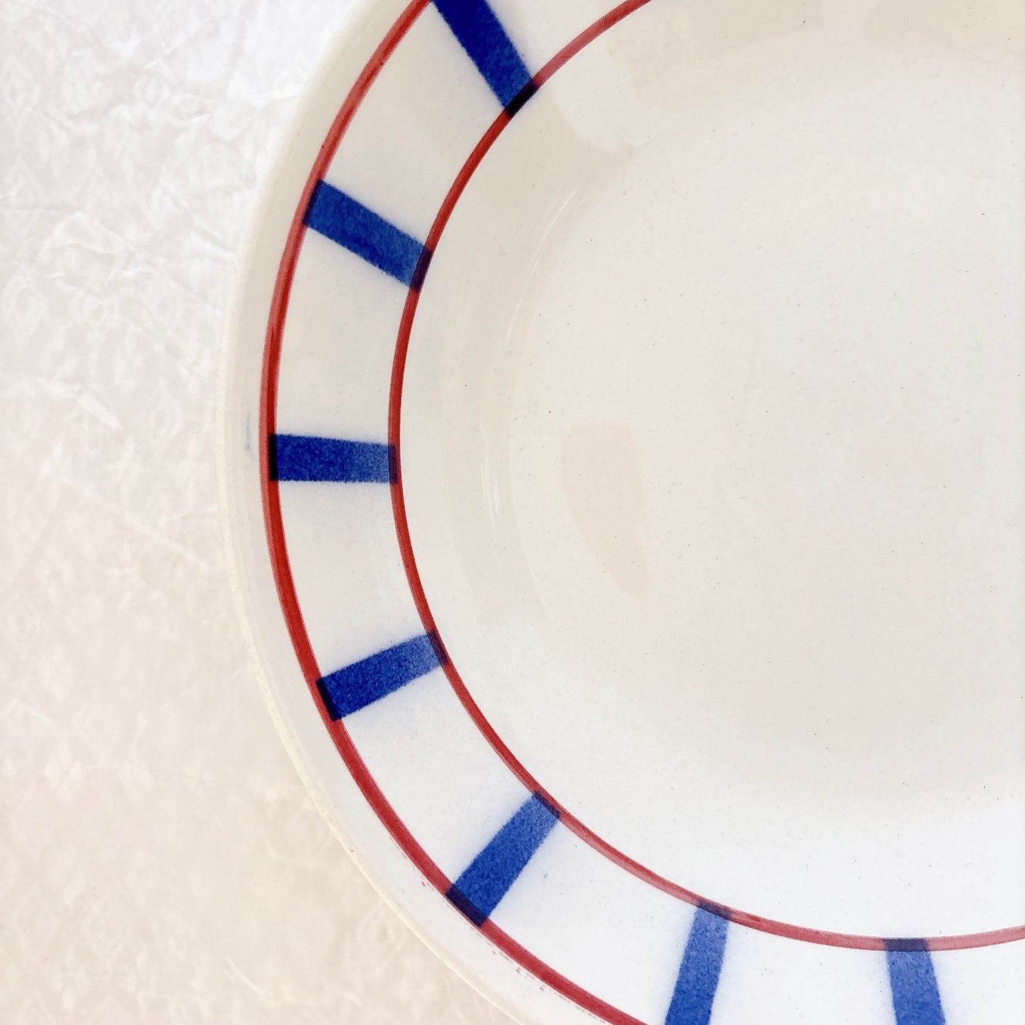 ムーランデルー Moulin des Loups バスク柄 キャロットプレート フランスアンティーク食器 ブロカント 蚤の市
