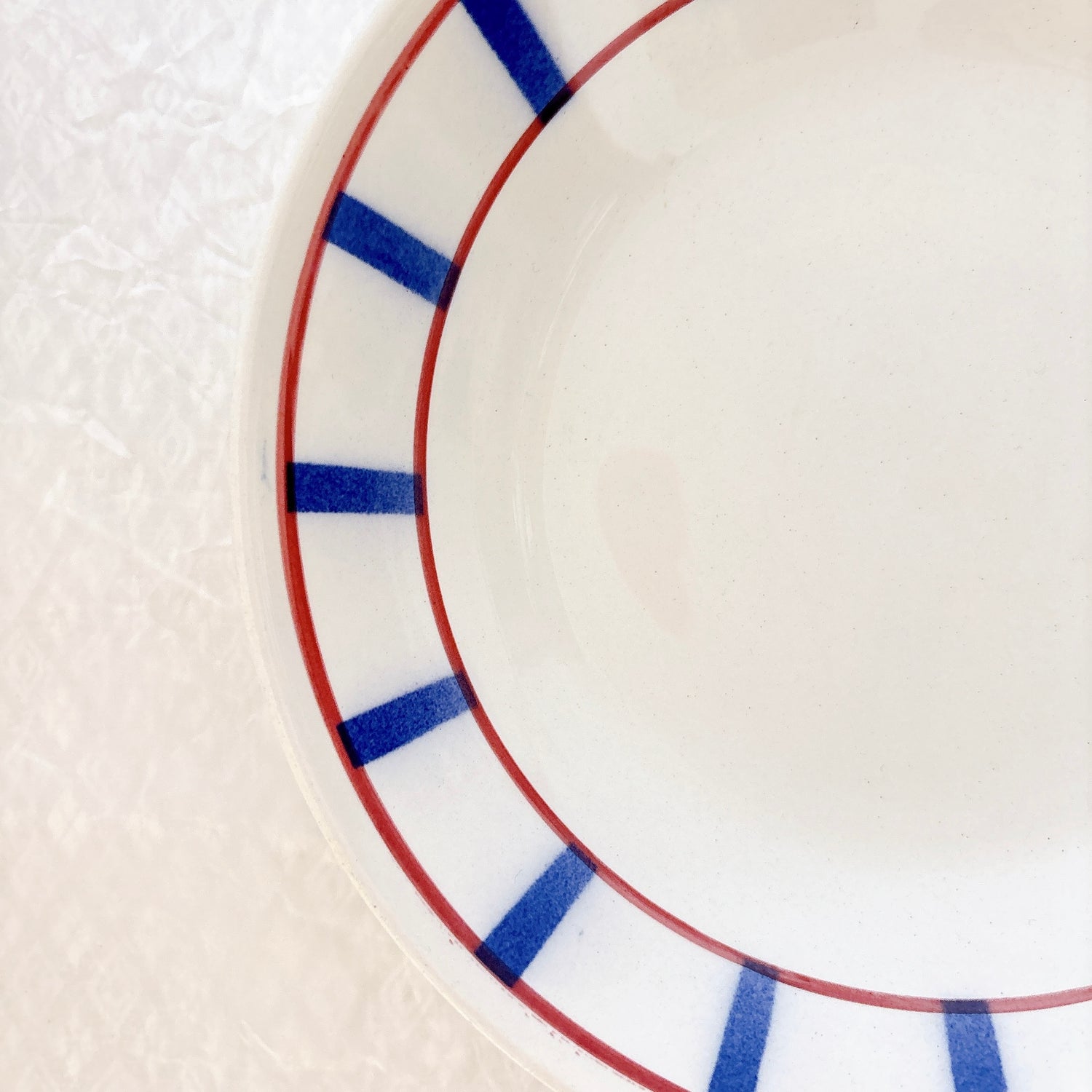 ムーランデルー Moulin des Loups バスク柄 キャロットプレート フランスアンティーク食器 ブロカント 蚤の市
