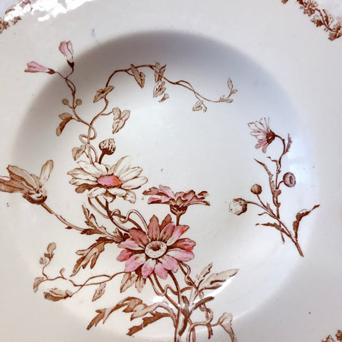 リュネヴィル  マーガレット MARGUERITE スーププレート フランスアンティーク食器　蚤の市　ブロカント