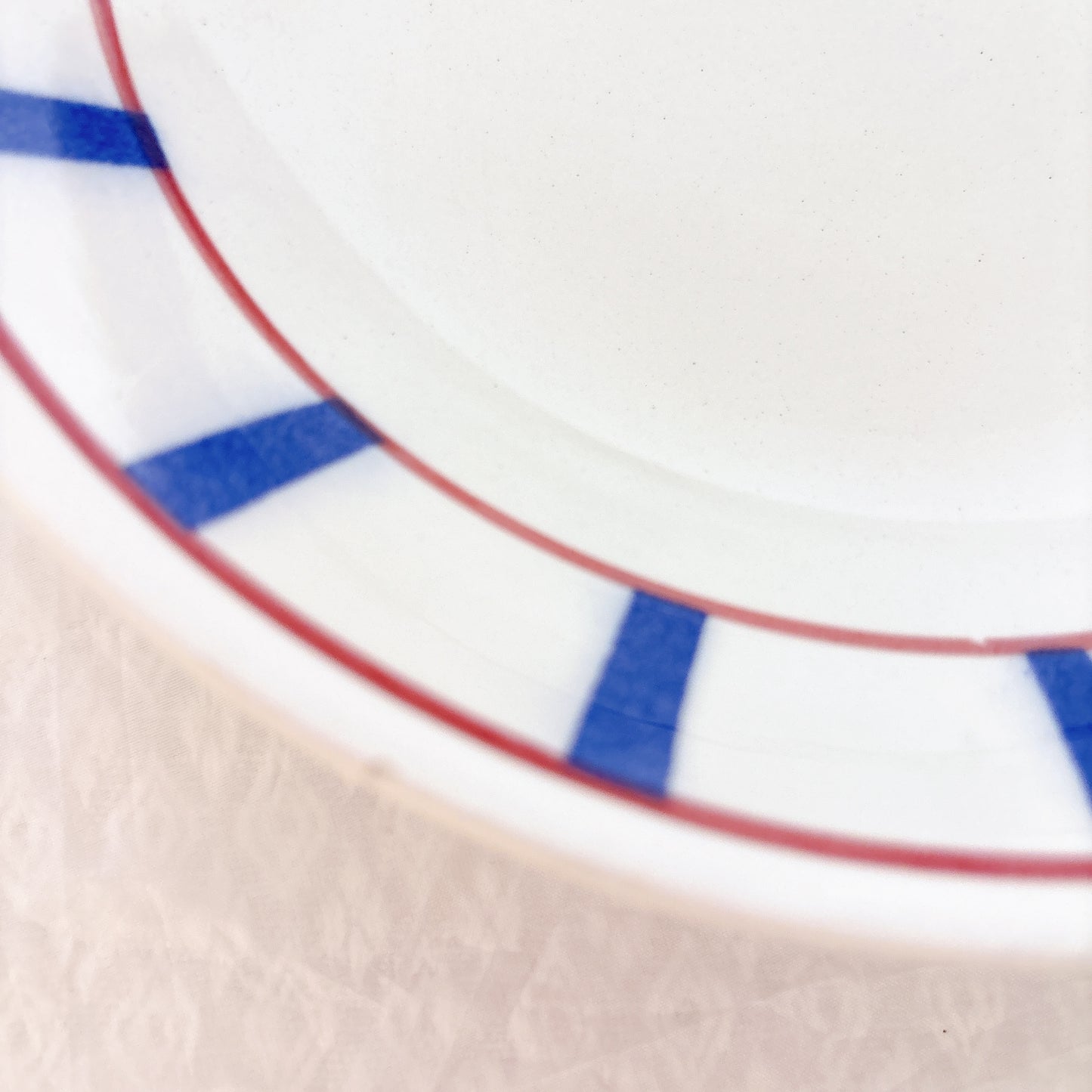 ムーランデルー Moulin des Loups バスク柄 キャロットプレート フランスアンティーク食器 ブロカント 蚤の市