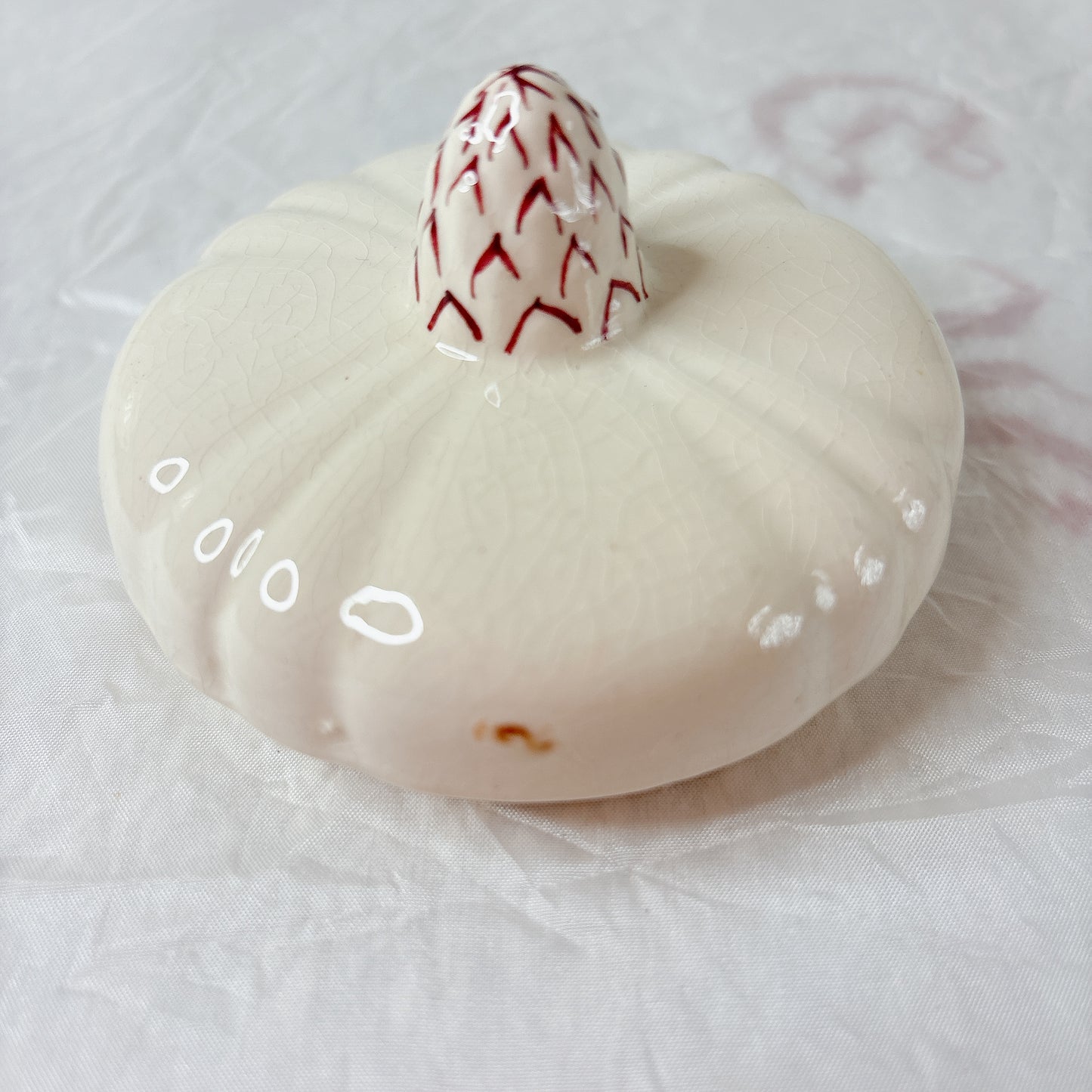 ディゴワンサルグミンヌ Digoin＆sarreguemines アグレスト シュガーポット　シュクリエ　フランスアンティーク食器 フランス蚤の市・ブロカント