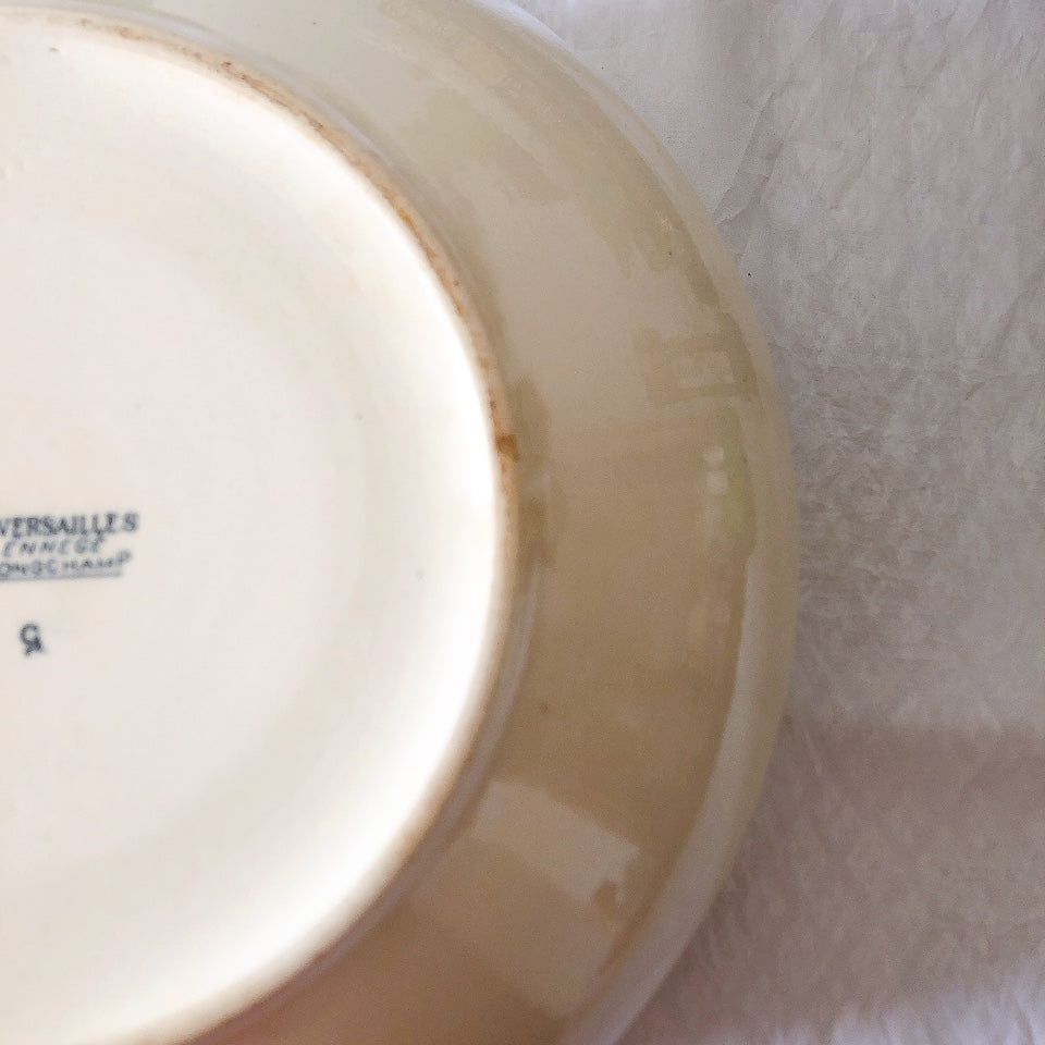 フランスアンティーク ロンシャン LONGCHAMP "Versailles Ennege"ヴェルサイユ　エネジェ サラディエ フランスアンティーク食器 ブロカントアンティーク