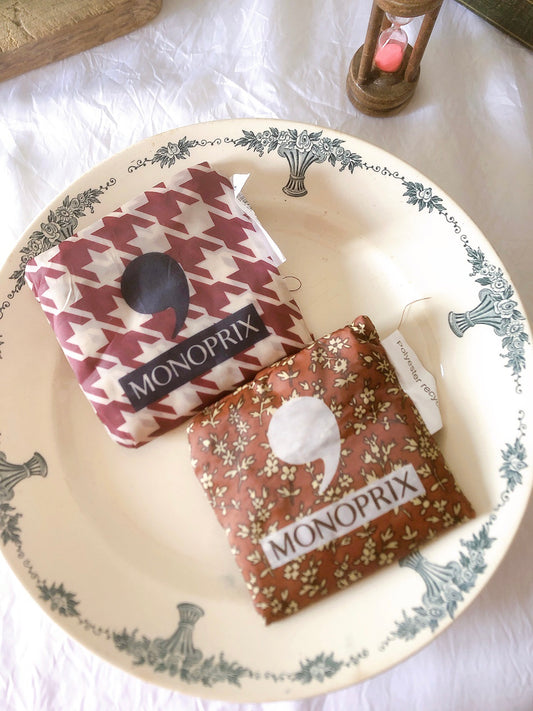 フランス モノプリ(MONOPRIX)エコバック エッフェル塔 フランス土産 フランスエコバック エッフェル塔柄エコバック