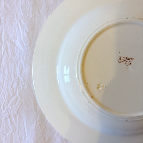 リュネヴィル  マーガレット MARGUERITE スーププレート フランスアンティーク食器　蚤の市　ブロカント
