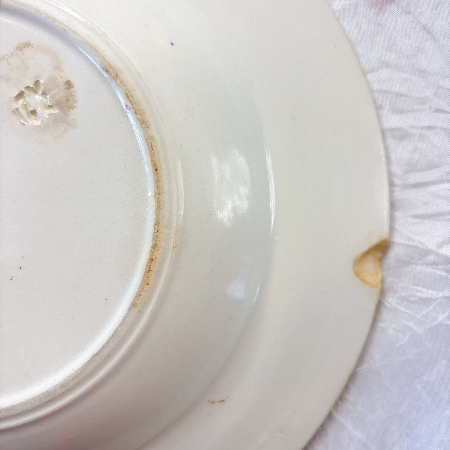 リュネヴィル  マーガレット MARGUERITE スーププレート フランスアンティーク食器　蚤の市　ブロカント