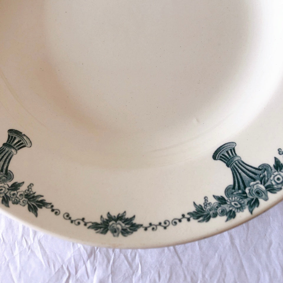 フランスアンティーク ロンシャン LONGCHAMP "Versailles Ennege"ヴェルサイユ　エネジェ クルーズプレート　フランスアンティーク食器 ブロカントアンティーク