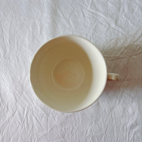 ディゴワンサルグミンヌ バスク柄 コーヒーカップ 200ml『ルージュ・マリン』 フランスアンティーク食器 蚤の市　ブロカント　バスク柄食器