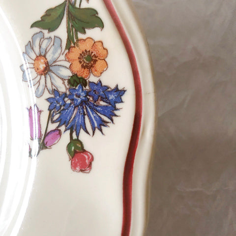 ディゴワンサルグミンヌ Digoin＆sarreguemines アグレスト 深皿 クルーズプレート 23㎝ フランスアンティーク食器 フランス蚤の市・ブロカント