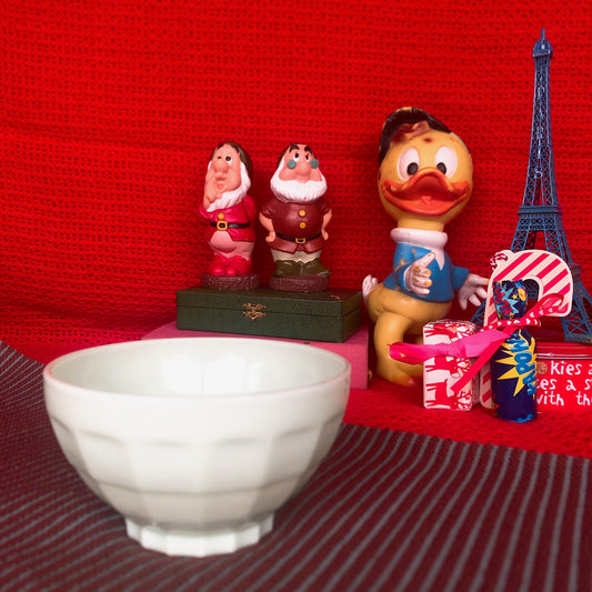 フランス アルコパル社 カフェオレボウル ミルクガラス フランスアンティーク ビンテージ食器・皿・プレート ブロカント