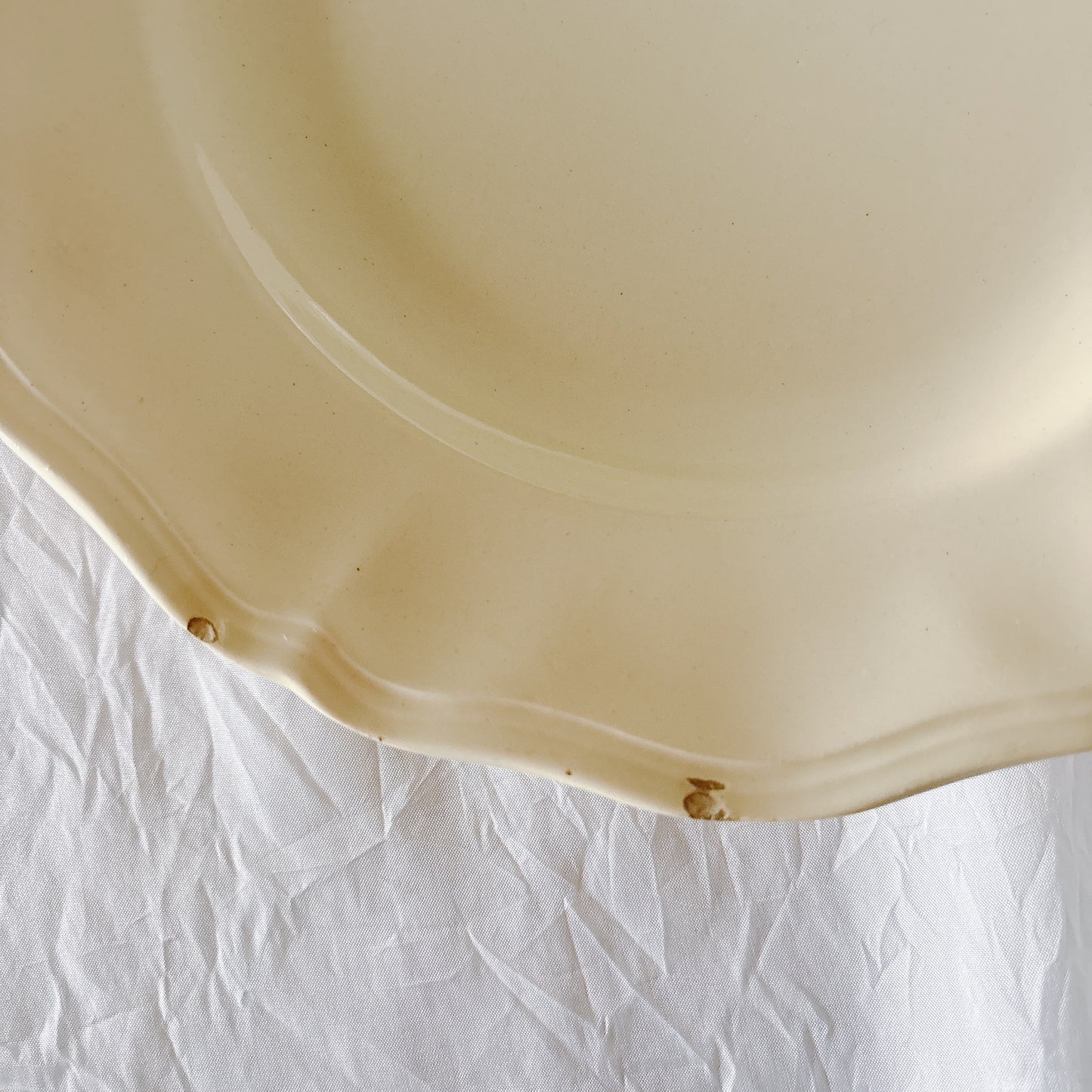 フランス ディゴワン＆サルグミンヌ 花リム ディナープレート 平皿 フランスアンティーク食器 ブロカント　蚤の市