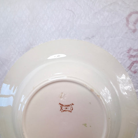 リュネヴィル  マーガレット MARGUERITE スーププレート フランスアンティーク食器　蚤の市　ブロカント