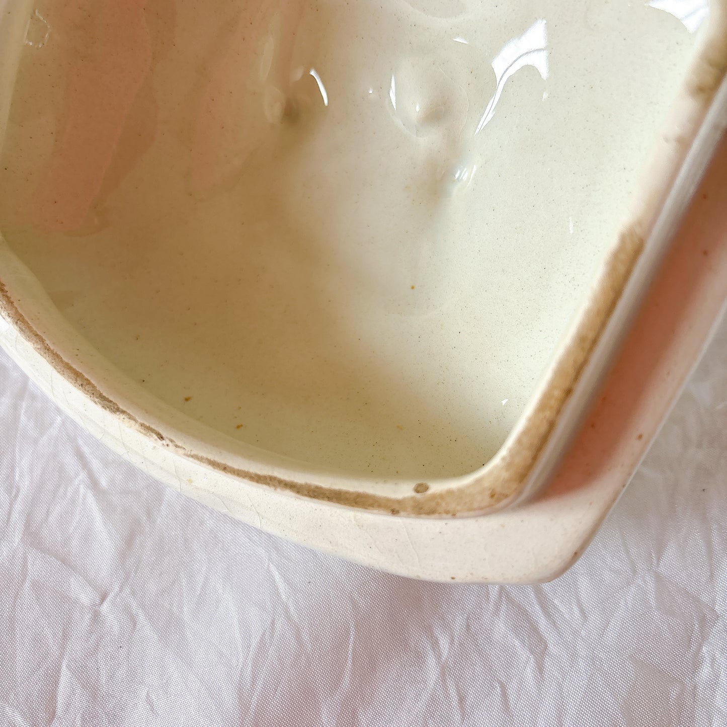 フランスヴィンテージ  アールデコ調幾何学模様　陶器キャニスター  フランスアンティーク食器　ブロカント　蚤の市