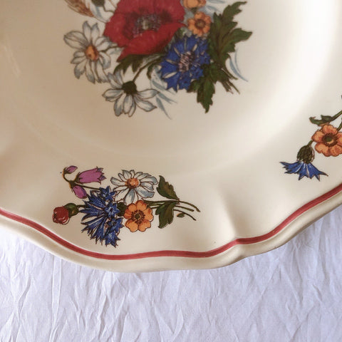 ディゴワンサルグミンヌ Digoin＆sarreguemines アグレスト 深皿 クルーズプレート 23㎝ フランスアンティーク食器 フランス蚤の市・ブロカント