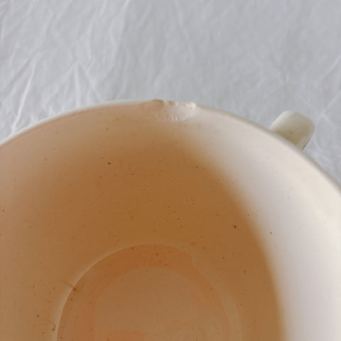 ディゴワンサルグミンヌ バスク柄 コーヒーカップ 200ml『ルージュ・マリン』 フランスアンティーク食器 蚤の市　ブロカント　バスク柄食器