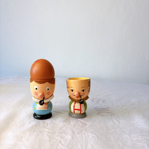 フランス 木製コクティエ　エッグスタンド　フランスアンティークキッチン雑貨　ブロカント　蚤の市