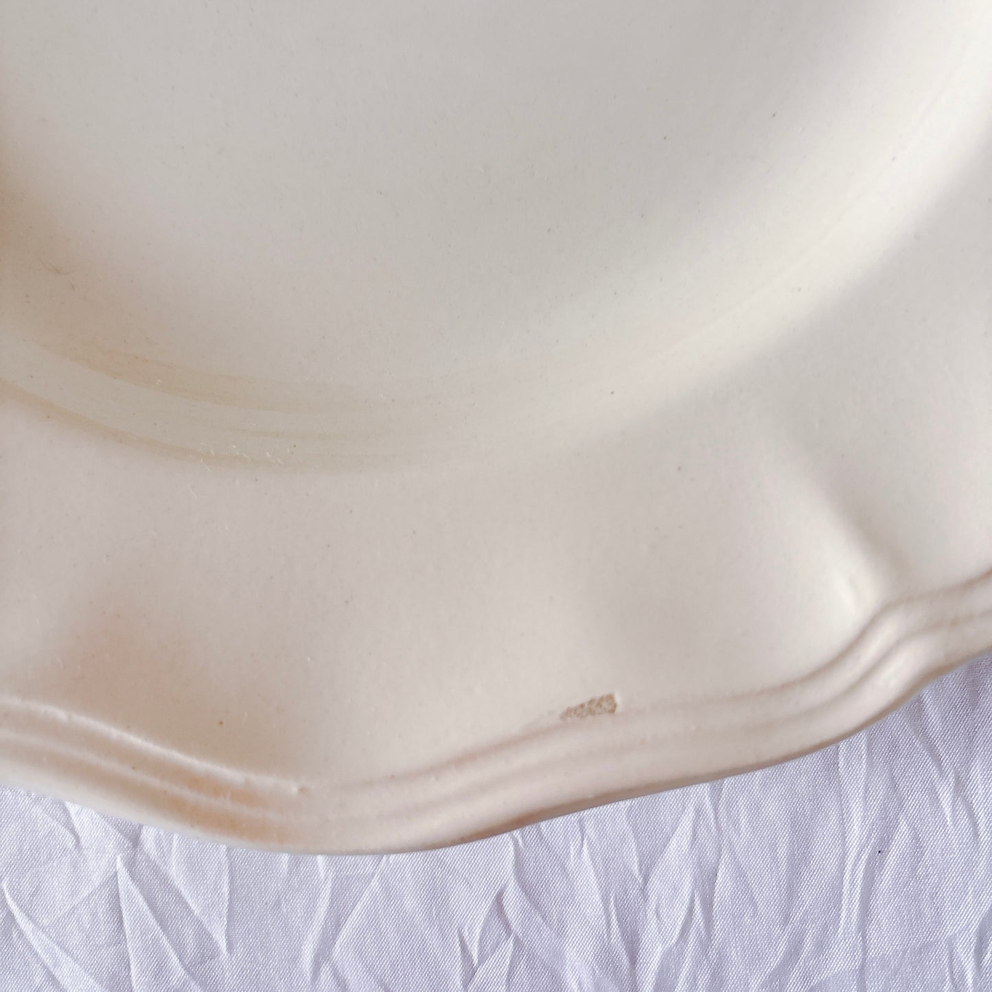 フランス ディゴワン＆サルグミンヌ 花リム ディナープレート 平皿 フランスアンティーク食器 ブロカント　蚤の市