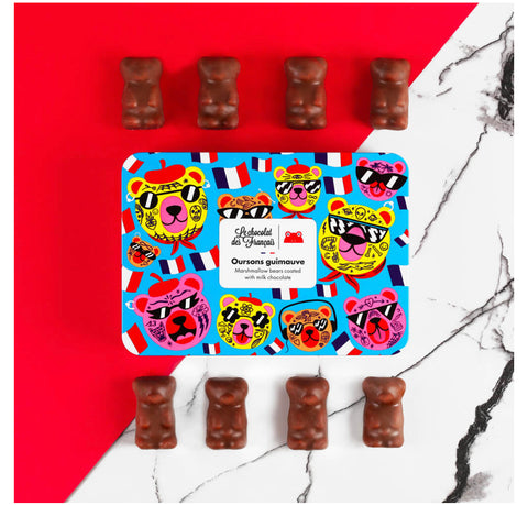 ル・ショコラ・デ・フランセ Le chocolat des français マシュマロくま　12個入り　フランスチョコレート　フランス土産　プレゼント　バレンタイン
