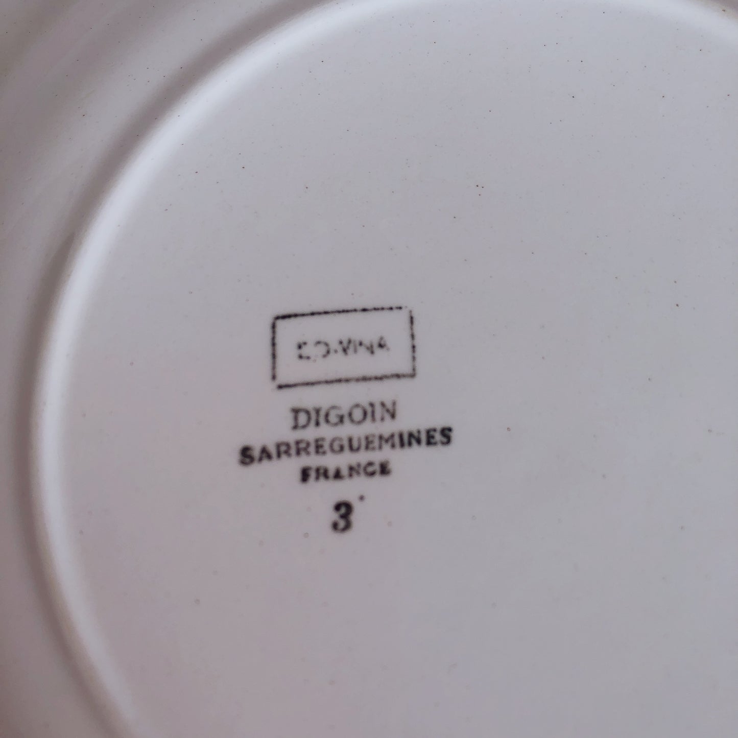 サルグミンヌ 『EDWINA』ディナープレート/平皿 A フランスアンティーク食器　ブロカント　蚤の市