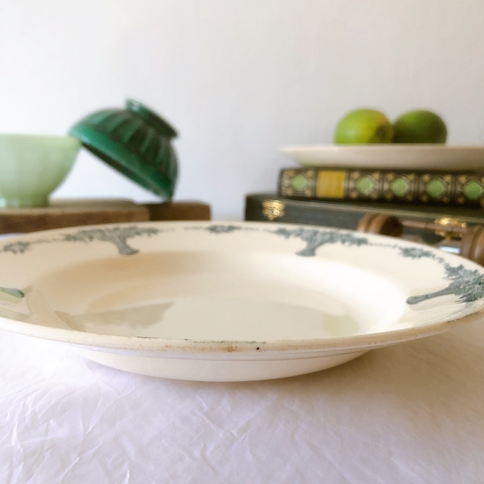 フランスアンティーク ロンシャン LONGCHAMP "Versailles Ennege"ヴェルサイユ　エネジェ クルーズプレート　フランスアンティーク食器 ブロカントアンティーク