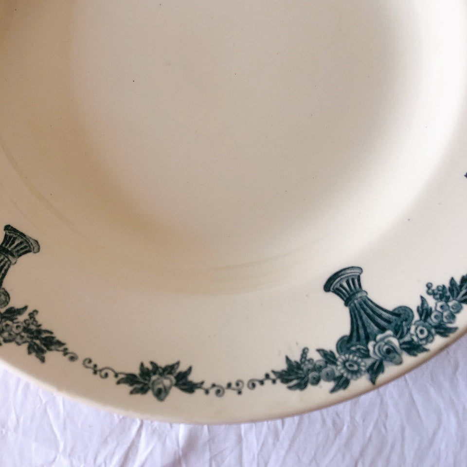 フランスアンティーク ロンシャン LONGCHAMP "Versailles Ennege"ヴェルサイユ　エネジェ クルーズプレート　フランスアンティーク食器 ブロカントアンティーク