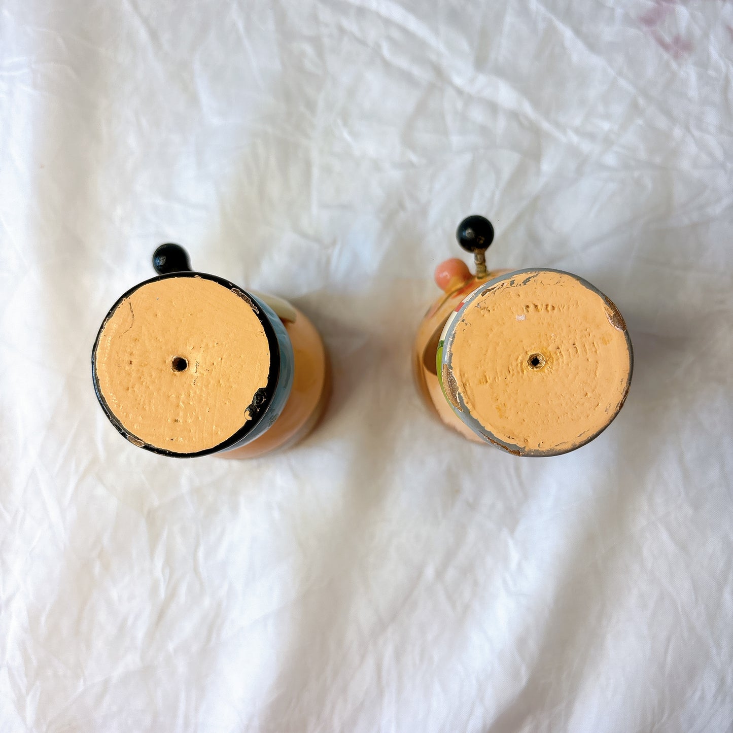 フランス 木製コクティエ　エッグスタンド　フランスアンティークキッチン雑貨　ブロカント　蚤の市