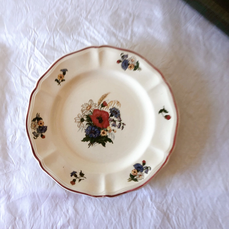 ご予約　お纏め　フランスアンティーク ラヴィエ ヴィエイヤーボルドー 他　フランスアンティーク食器 ブロカント・蚤の市