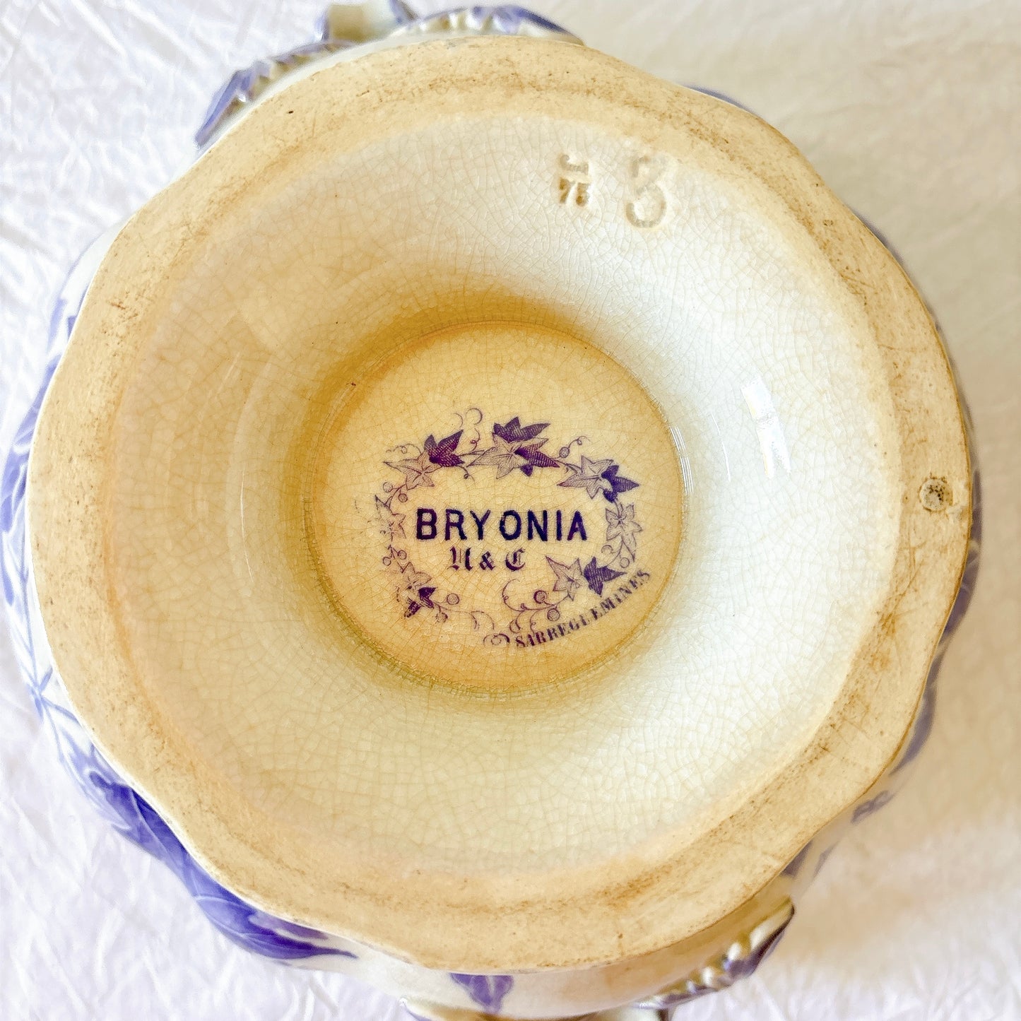 フランスアンティーク U&Cサルグミンヌ Bryonia ブリオニア スープチューリーン（スーピエール）
