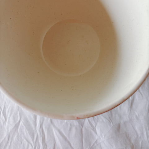 ディゴワンサルグミンヌ バスク柄 コーヒーカップ 200ml『ルージュ・マリン』 フランスアンティーク食器 蚤の市　ブロカント　バスク柄食器