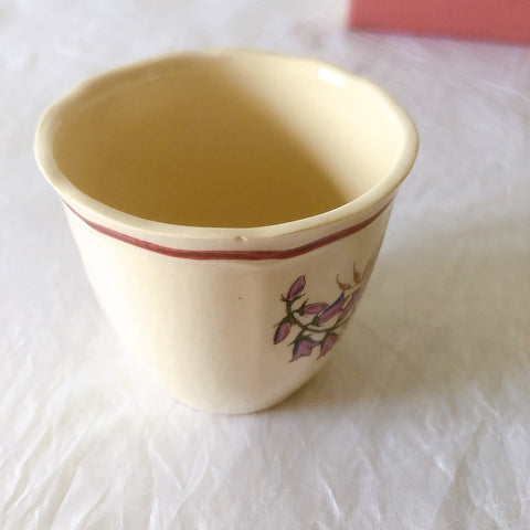 ディゴワンサルグミンヌ Digoin＆sarreguemines アグレスト コーヒーカップ＆ソーサー２客セット フランスアンティーク食器 フランス蚤の市・ブロカント