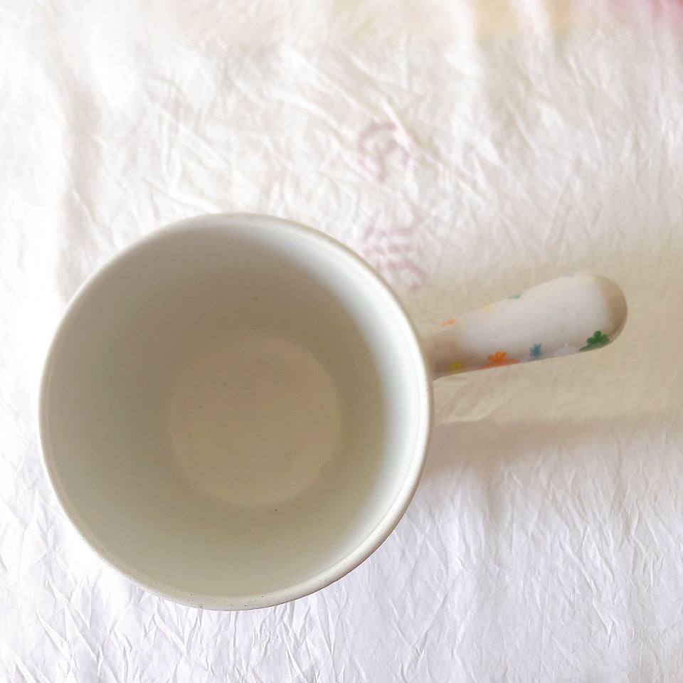 フランス　ルクルーゼ ヴィンテージ フォンデュ鍋 片手鍋蓋つき フランスアンティーク　ブロカント　蚤の市