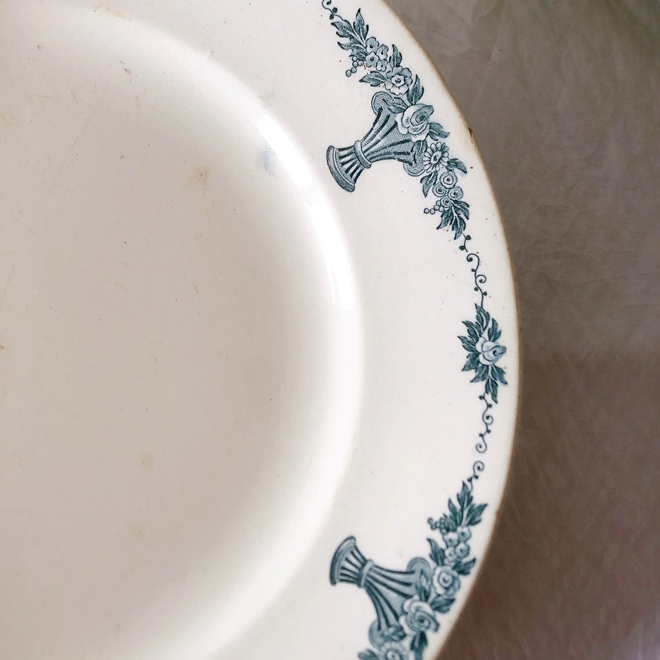 フランスアンティーク ロンシャン LONGCHAMP "Versailles Ennege"ヴェルサイユ　エネジェ 大皿 フランスアンティーク食器 ブロカントアンティーク