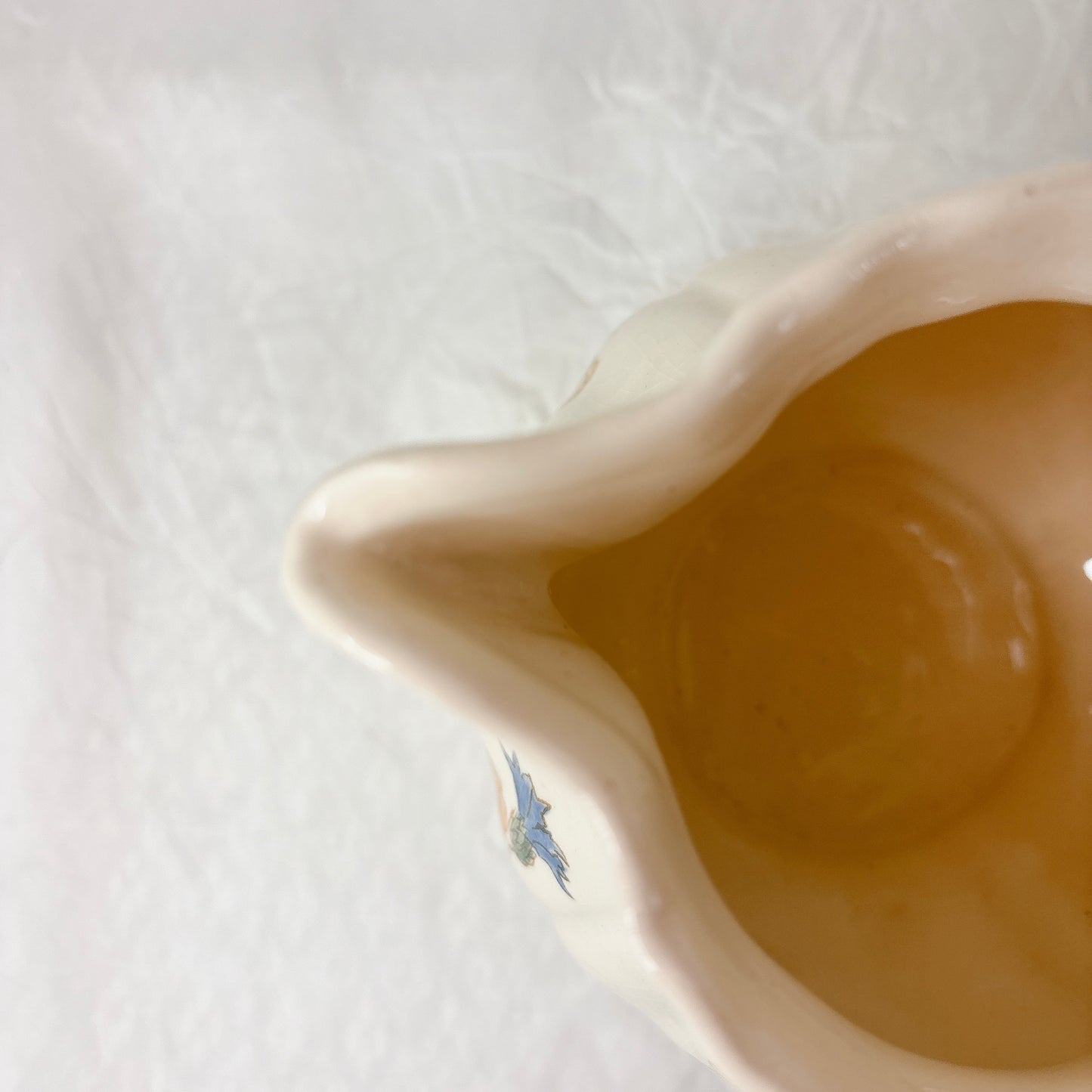 ディゴワンサルグミンヌ Digoin＆sarreguemines アグレスト ミルクポット　フランスアンティーク食器 フランス蚤の市・ブロカント