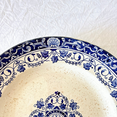 フランスアンティーク ヴィエイヤーボルドー（J.V.B.）「Louis XV」シリーズ 大皿 ブロカント　蚤の市
