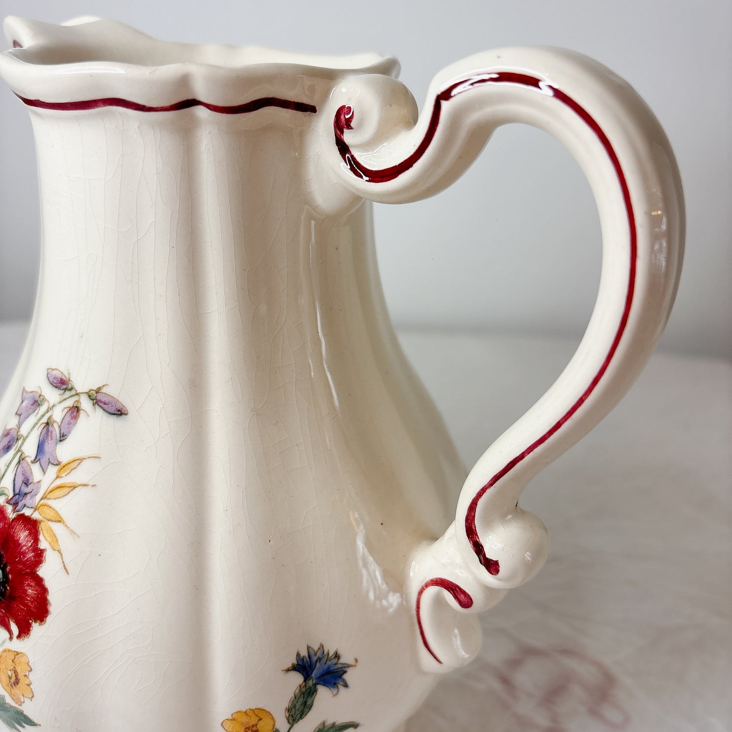 ディゴワンサルグミンヌ Digoin＆sarreguemines アグレスト コーヒー/ティーポット フランスアンティーク食器 フランス蚤の市・ブロカント